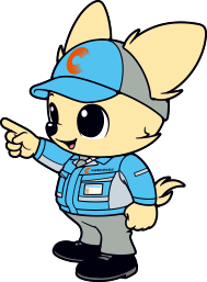 中部電気保安協会のイメージキャラクター:チャッピー