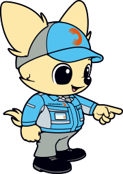 中部電気保安協会のイメージキャラクター:チャッピー